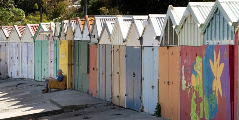 Titahi Bay boat sheds